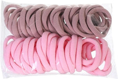 50Pcs/Set Women Colorful Nylon Elastic Hair Bands Ponytail Holder Rubber Bands Scrunchie Headwear(Yellow)