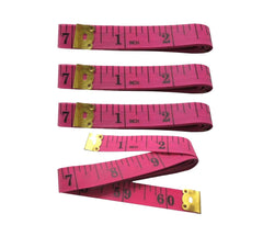 Measuring Tape - Body & Fabric Measure Tape for Sewing, Seamstress, Tailor, Cloth, Waist, Crafting, Fitness, Dual Sided Multipurpose Metric Tape- 60 inches - Light Pink - Pack of 1