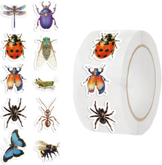 Cat Stickers for Kids, 500Pcs Funny Cat Meme Rolls Self Adhesive Seals for Kids Girls Boys Teen Birthday Party Decorations Water Bottle Scrapbook