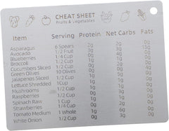 Stainless Steel Refrigerator Magnetic Conversion Magnet Kitchen Conversion Table Baking Measurement Chart Reusable Wall Hanger