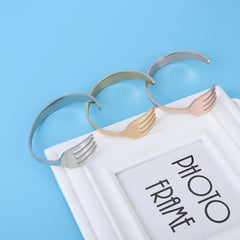 Bysonglezai Bracelet Men'S Bracelets Women Creative Fork Cuff Bracelet For Women Men Fashion Personality Party Three Colors