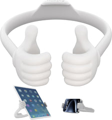 Honsky Cell Phone Stand Holder, Thumbs Up Lazy Phone Stand, Universal Adjustable Flexible, Cute Perfect Stocking Stuffers Gifts for Teen Girls, Compatible with Cell Phones & Tablets,Deep Red