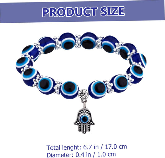 BESTYASH Beaded Evil Eye Bracelet for Men and Women Stylish Fashion Accessory Unique Design Wrist Jewelry for Casual Formal Occasions Eye-catching Minimalist Hand Chain