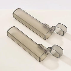 Toothpick Holder For Purse - Portable Transparent Tooth Picks Holder for On-the-Go Use | Lightweight Organizer Box with Lid, Durable Container, Convenient Dispenser for Outdoor, Kitchen,