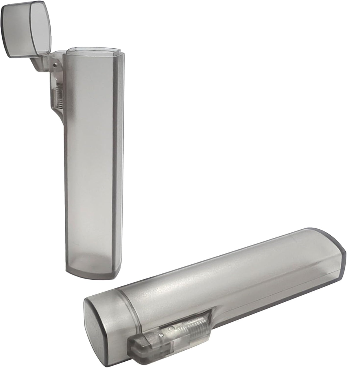 2PCS Transparent Toothpick Case for Cocktail Sticks, Portable Toothpick Holder with Lid, Compact Storage for Travel, Picnic, and Everyday Carry, Great for Organizing and Easy Access