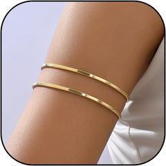 Choistily Arm Cuff Gold Layered Bracelet Adjustable Upper Arm Bangle Jewelry Gifts for Women Boho Halloween Costume Accessories