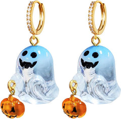 halloween Earrings Cute Spooky Ghost Pumpkin for Women Earrings Dangle Fun Jewelry Gifts Fashion Earring Jewelry