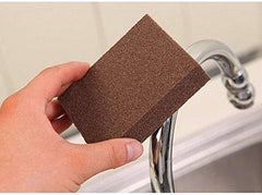 Caxmtu 3Pcs Magic Carborundum Brush Sanging Sponge for Pot Teapot Kettle Descaling Clean Large Area Flexible