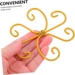 YARNOW Robust Plant Climbing Rack Decorative Flower Support Bracket Metal Stem Holder for Garden Flower Arrangement Vine Clips