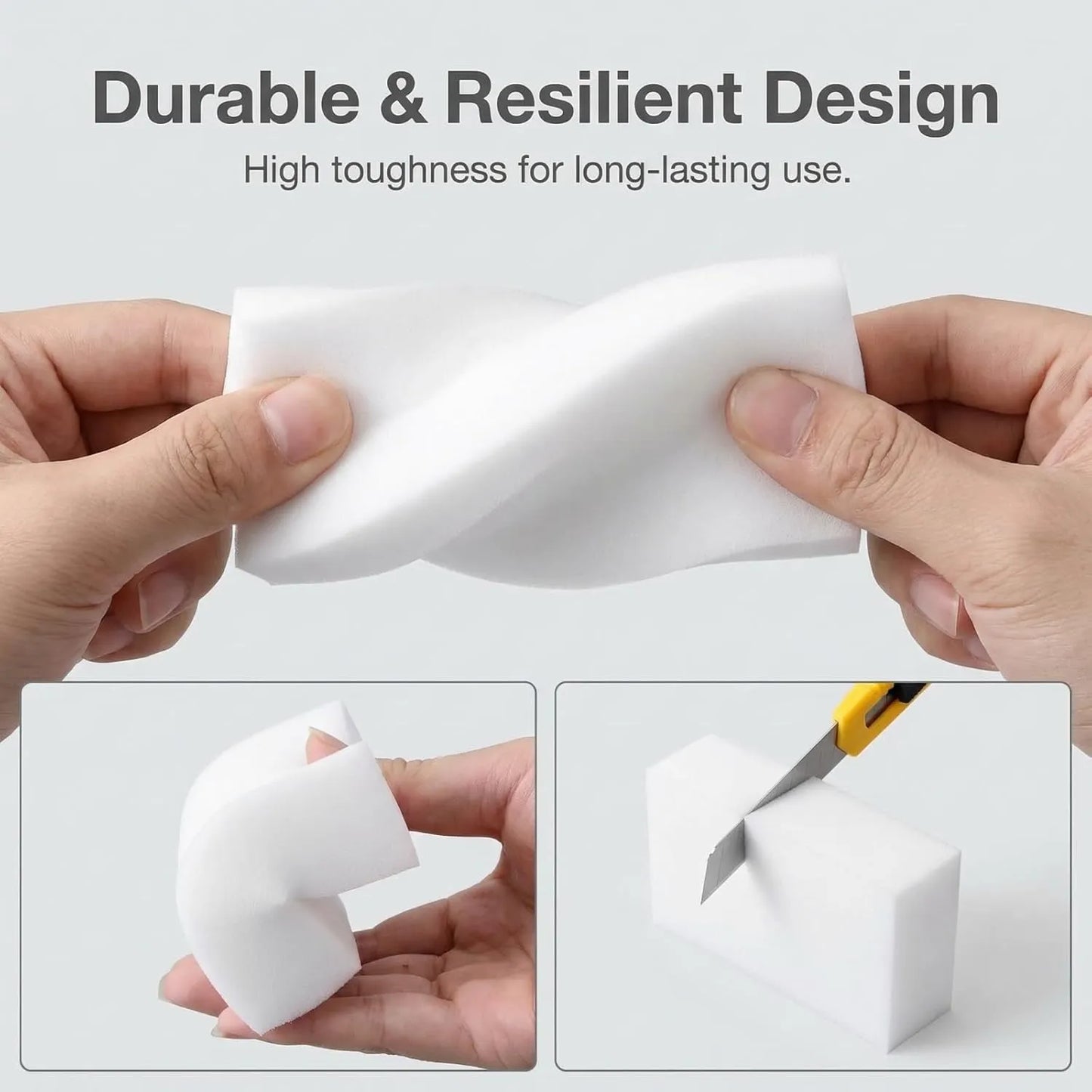 Extra Strong Magic Eraser Sponge for Kitchen & Bathroom