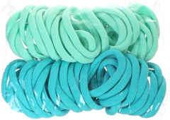 50Pcs/Set Women Colorful Nylon Elastic Hair Bands Ponytail Holder Rubber Bands Scrunchie Headwear(Rose red)