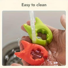 Ckzpdo（6 Pack) Silicone Cutlery Rack, Stovetop Silicone Spoon Rack, Non-Slip Spoon Rack Stovetop Storage Rack, Steam Releaser, Heat-Resistant Kitchen Utensil