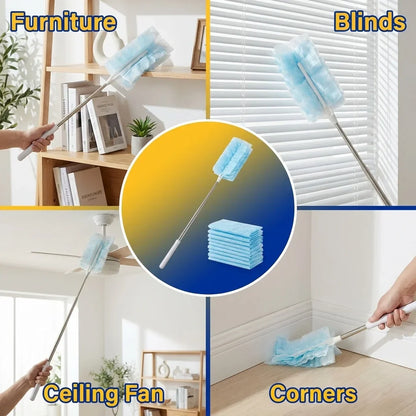 60 Disposable Duster Refills with 43-Inch Handle