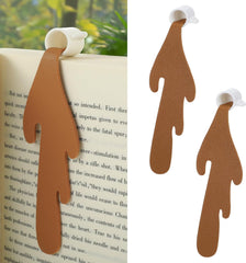 Spilled Coffee Bookmark, Cute Cool Marks for Reading, Funny Spill Coffee Cup Markers, Gift for Book and Coffee Lovers, Bookworm Women Men