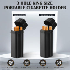 Small Cigarette Case 2 in 1, Cigarette Container Lighter Case, Smoking Accessories, Cigarette Storage Portable Box
