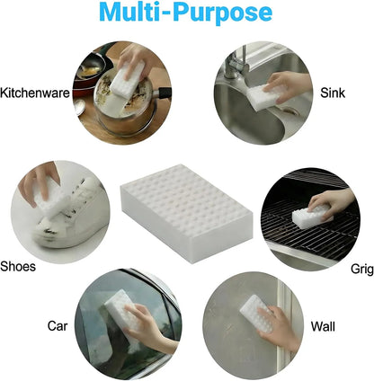 Refynest 2X Density Magic Cleaning Sponges for Kitchen & Bathroom