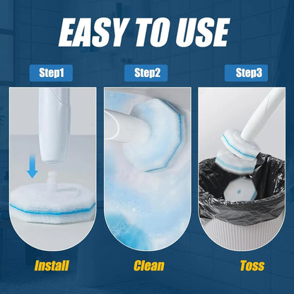 50PC Toilet Wand Refills for Hygienic Toilet Cleaning
