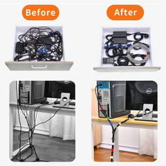 IFNOW 32FT Reusable Fastening Tape Cable Ties Double-Sided Hook-and-Loop Cable Management Tape Strength and Durability 0.4''/Width (Green, 0.4''/32FT,1PCS)