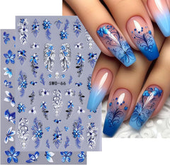 4 Sheets Cute Pink Cat Nail Art Stickers Set - 3D Cartoon Kitten Graffiti Nail Decals for DIY Manicure, Self-Adhesive Nail Decal Nail Art Supplies Manicure Sliders, Perfect for Girls' Nail Care