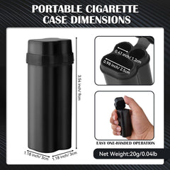 Small Cigarette Case 2 in 1, Cigarette Container Lighter Case, Smoking Accessories, Cigarette Storage Portable Box