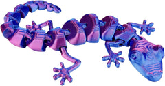 3D Printed Gecko Animals Toys - Flexible Fidget Lizard Toys for Adults, Home Office Decor, Stocking Stuffers Bulk, Birthday Party Halloween