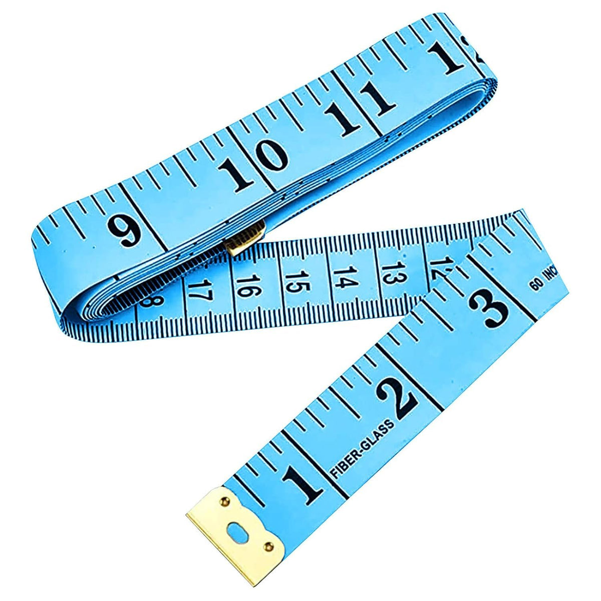 Blue Body Measuring Tape, Sewing Tape Measure Body Measuring Tape for Body Fabric Sewing Tailor Cloth Knitting Craft Weight Loss Measurements Retractable 60 Inch，Tape Measures and Rulers