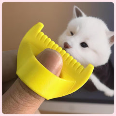 4mm Seam Guide for Hand Sewing Edge Lockranding Tool, Sewing Needle Gauge Measuring Tool, Mini Finger Ruler Kit Ideal for Leather/Fabric/Craft Sew, Blue 2 Pcs