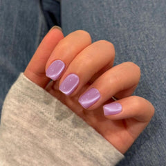 KQueenest Cat Eye Light Pink Press on Nails Medium Almond, 30 Pcs Glitter Nude Pink Fake Nails Press ons, Sparkly Acrylic Nails with UV Coating, Reusable Glue on Nails for Women Summer