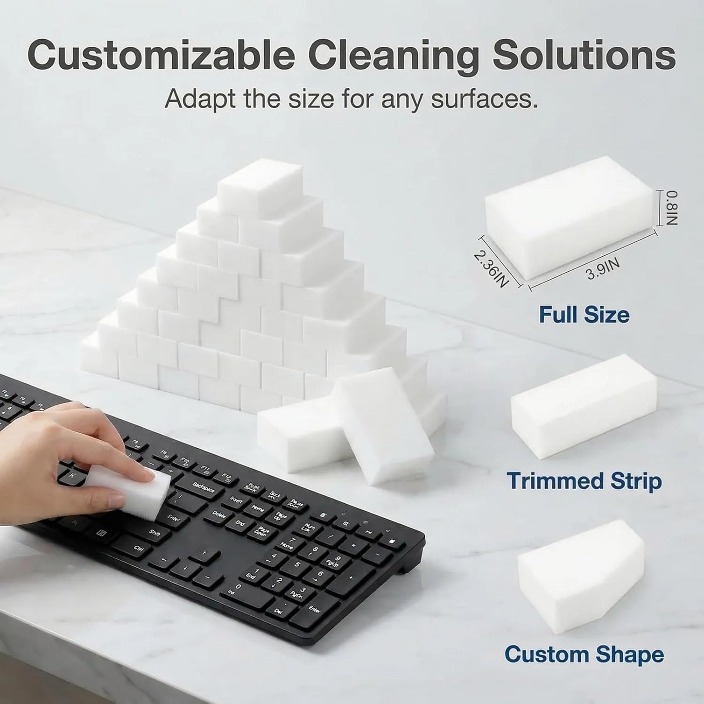 Extra Strong Magic Eraser Sponge for Kitchen & Bathroom