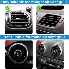 Ziciner 20 Pcs Car Air Conditioner Decoration Strip, Waterproof Bendable Auto Vent Outlet Shiny Trim, Universal Vehicle Interior Accessories Suitable for Most Air Vent Outlet (Shiny Red)