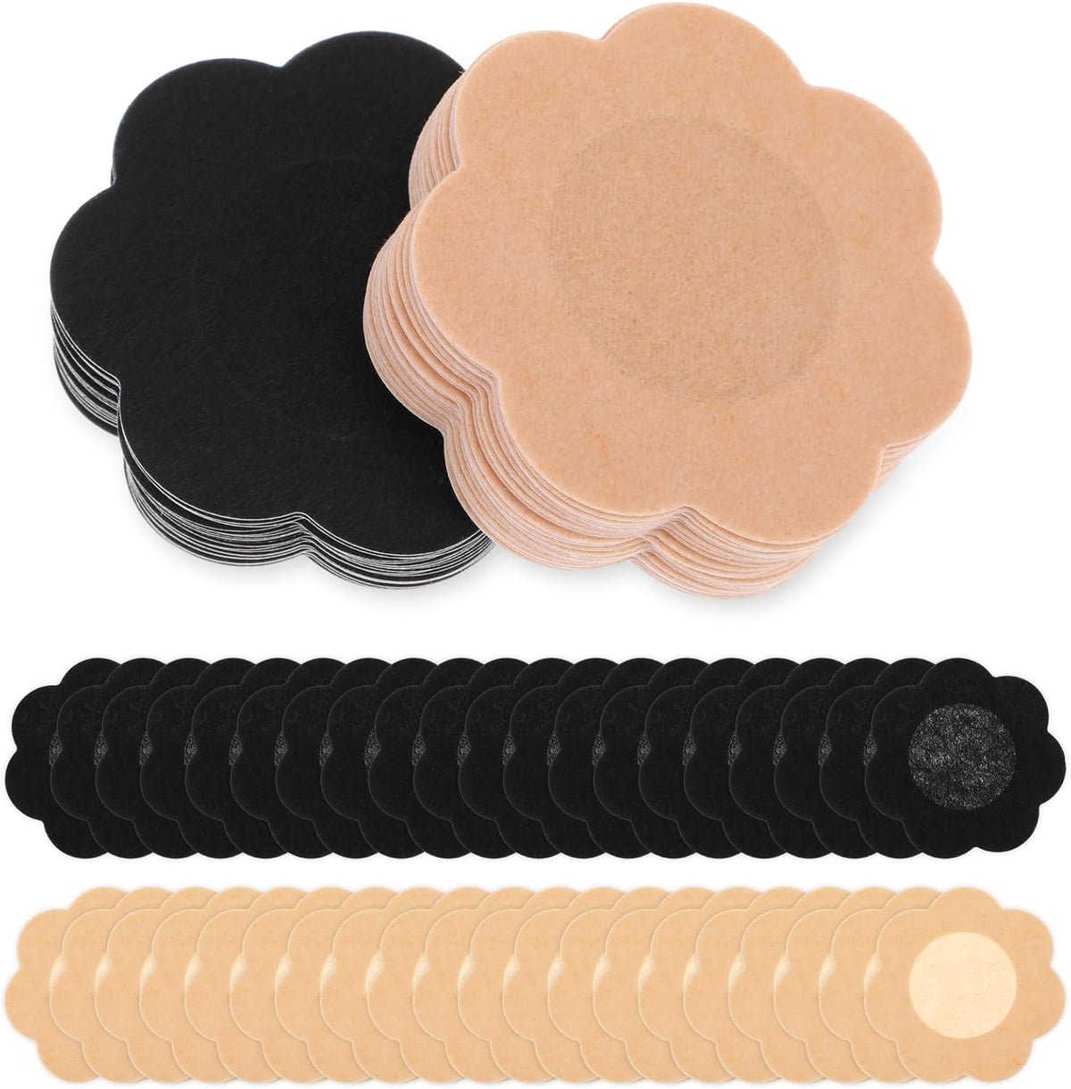 40 Pieces Nipple Covers Disposable Breast Pasties Self-adhesive Invisible Nipple Stickers Petals Breast Covers