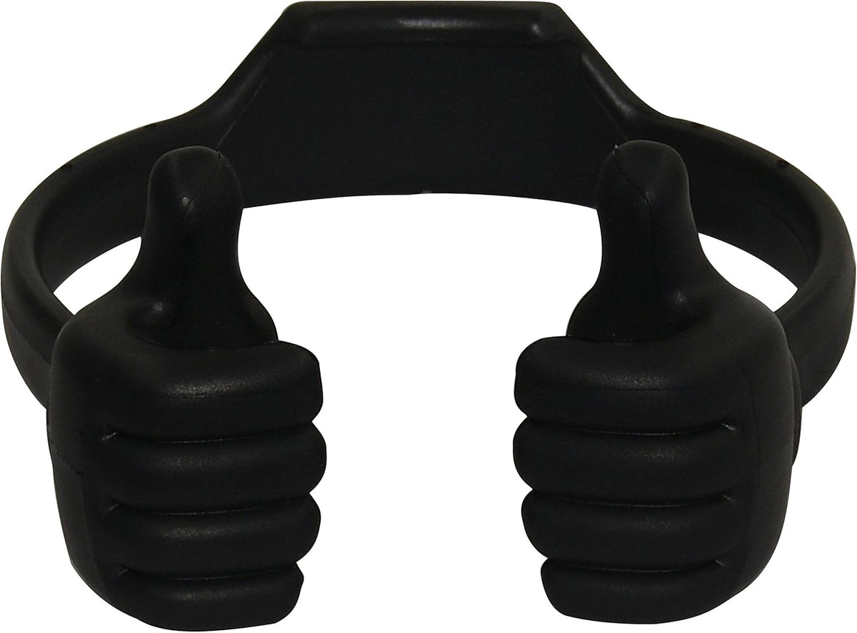 Honsky Cell Phone Stand Holder, Thumbs Up Lazy Phone Stand, Universal Adjustable Flexible, Cute Perfect Stocking Stuffers Gifts for Teen Girls, Compatible with Cell Phones & Tablets,Black