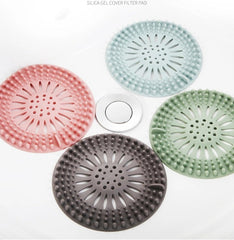 3pcs Sink, Sewer Filter Screen, Bathroom Floor Drain, Water Tank, Anti Clogging Hair Filter(Pink, 3 Pieces)