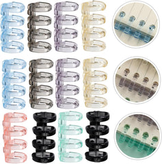 16pcs Adjustable Loose Leaf Binder for Notebook Flexible Multi Binding Coils Convenient for Organizing Pages and Documents for Projects and Study Cards
