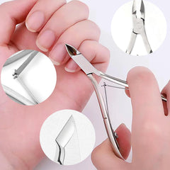 Stainless Steel Nail Cuticle Remover, Professional Cuticle Nipper with Scissors for Dead Skin and Nail Care Perfect for Fingernails and Toenails, Durable and Easy to Use, Ideal for Home or Salon