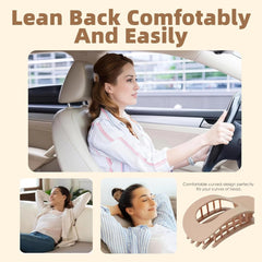 Oval-Shaped Flat Claw for Women-Strong Hold Lay Down Claw Clamps Hair Barrettes Alligator Clip-Flat Clips-Simple Elegant Duckbill Hair Clip for Thick Thin Hair (6Pcs Style A)