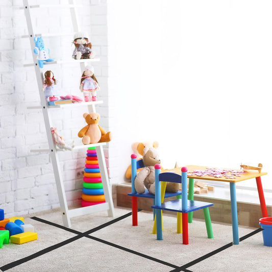 Floor Tape for Classroom,Nylon Carpet Marker Strips,24.6 Feet Carpet Spots for Classroom,Teachers, Office, Social Distance, Carpet Marker Strips 1In Width Black