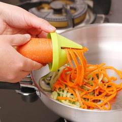 1PC Vegetable Slicer Funnel Model Shred Device Spiral Carrot Salad Radish Cutter Grater Cooking Tool Kitchen Accessories Gadget