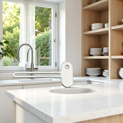 Silver Semicircular Metal Manual Toothpaste Squeezer Stainless Steel Dispenser Tube Squeezer Hand Cream Tube for Key Set Practi Toothpaste Squeezer Dispenser Daily Living Tube Squeezing Aids