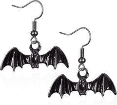 FULLIVE Halloween Earrings, Funny Skeleton Stud Dangle Skull Earrings, Hypoallergenic Halloween Accessories for Women Skeleton Jewelry