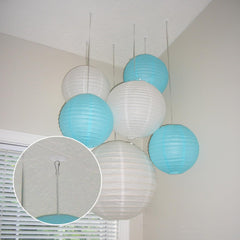 20 Pack Self-Adhesive Ceiling Hooks for Hanging, Small Sticky Ceiling Discs with Metal Hook, Removable Transparent Wall Hanger for Christams Wedding Birthday Party Decorations