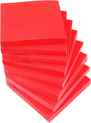 Sticky Notes 3x3 Inches,Light Pink Self-Stick Pads, Easy to Post for Home, Office, Notebook, 8 Pads/Pack