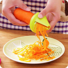1PC Vegetable Slicer Funnel Model Shred Device Spiral Carrot Salad Radish Cutter Grater Cooking Tool Kitchen Accessories Gadget