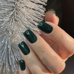 KQueenest Cat Eye Light Pink Press on Nails Medium Almond, 30 Pcs Glitter Nude Pink Fake Nails Press ons, Sparkly Acrylic Nails with UV Coating, Reusable Glue on Nails for Women Summer