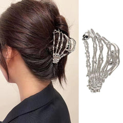 1 Pack Black Spider Hair Claw Clips Halloween Hair Clips for Women Strong Hold Metal Hair Jaw Clips Large Spider Pearl Exquisite Design Halloween Hair Barrette Clips for Costume Party Hair Decoration