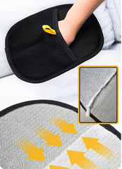 Pet Hair Remover Glove, Double-Sided Grooming Mitt, Reusable Cleaning Tool for Furniture and Upholstery (1)