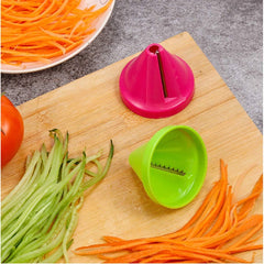 Spiralizer Vegetable Slicer,Kitchen Gadget Funnel Carrot Radish Cutter Shred Slicer Spiral Tools (Rose)