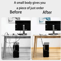 Adjustable Cable Straps with Buckles, Free Cut Length, White Reusable Fastening Cable Ties, Hook and Loop Securing Strap for Cable Tidy, Wire Management, Cord Organiser (Free cutting-Gray-3.28Ft/1m)