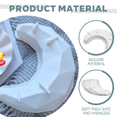 Silicone Molds For Baking, Cake Molds, Pie Flan Tart Baking Pan, Silicone Baking Tray For Brownie, Diy, Anniversary, Birthday, Moon Mould (Moon) - Send Goods from Local Warehouse