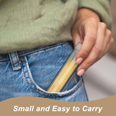 2PCS Transparent Toothpick Case for Cocktail Sticks, Portable Toothpick Holder with Lid, Compact Storage for Travel, Picnic, and Everyday Carry, Great for Organizing and Easy Access